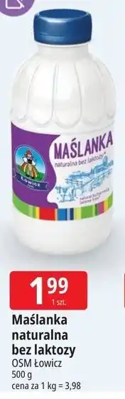 E.Leclerc Łowicz Maślanka naturalna bez laktozy oferta