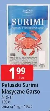 E.Leclerc Garso Paluszki Surimi klasyczne oferta