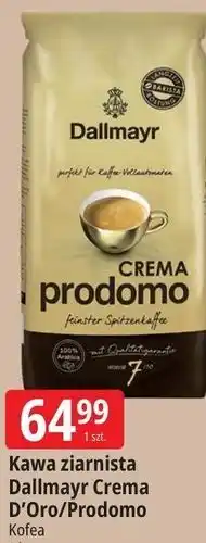 E.Leclerc Kawa ziarnista Dallmayr Crema D'Oro/Prodomo oferta