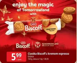 E.Leclerc Lotus Ciastka Biscoff z kremem espresso oferta
