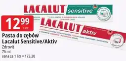 E.Leclerc Lacalut Sensitive/Aktiv Pasta do zębów oferta