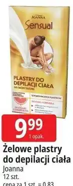 E.Leclerc Joanna Żelowe plastry do depilacji ciała oferta