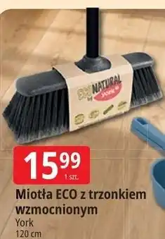 E.Leclerc Miotła ECO z trzonkiem wzmocnionym York oferta
