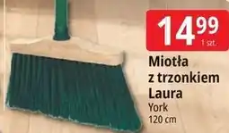 E.Leclerc Miotła z trzonkiem Laura York oferta