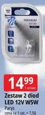 E.Leclerc Parys Zestaw 2 diod LED 12V W5W oferta