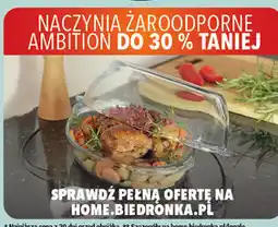 Biedronka Naczynia żaroodporne Ambition oferta