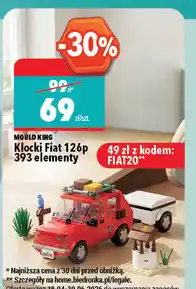 Biedronka Klocki Fiat 126p 393 elementy oferta