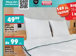 Biedronka Smukee Poduszka i kołdra Aloe Vera oferta