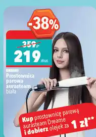 Biedronka Dreame Prostownica parowa aurasteam biała oferta