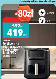Biedronka Dreame Frytkownica beztłuszczowa z okienkiem Tasti AF30 czarna oferta