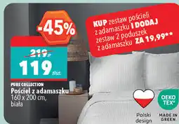 Biedronka Pure Collection Pościel z adamaszku oferta