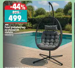 Biedronka Jumi Fotel podwieszany na stalowym stelażu oferta