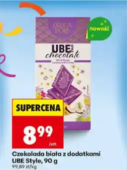 Biedronka Czekolada biała z dodatkami ube style oferta