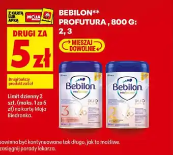 Biedronka Bebilon profutura oferta