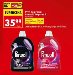 Biedronka Płyn do prania Perwoll, 60 prań oferta
