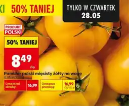 Biedronka Pomidor polski mięsisty żółty na wagę oferta
