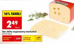 Biedronka Ser żółty wypasiony exclusive oferta