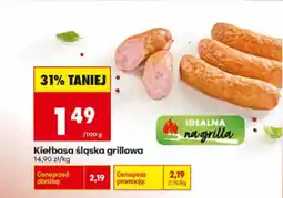 Biedronka Kiełbasa śląska grillowa oferta