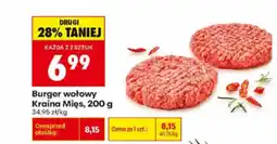 Biedronka Burger wołowy Kraina Mięs oferta
