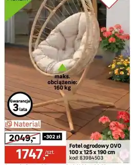 Leroy Merlin Naterial Fotel ogrodowy ovo oferta