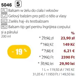 BetterStyle Balsam w żelu do ciała i włosów oferta