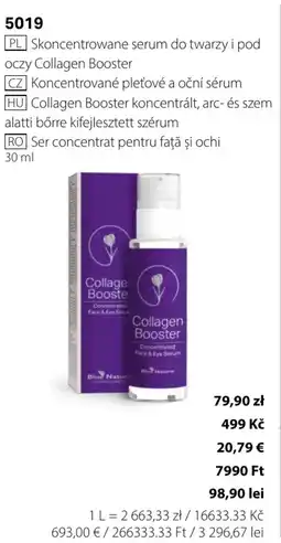 BetterStyle Blue Nature Skoncentrowane serum do twarzy i pod oczy Collagen Booster oferta