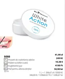 BetterStyle Blue Nature White Action Proszek do wybielania zębów oferta