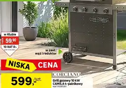 Leroy Merlin Corciano Grill gazowy 10 kW camila 4-palnikowy oferta