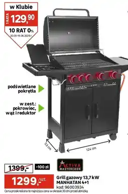 Leroy Merlin Activa Mastercook Grill gazowy 13,7 kW manhatan 4+1 oferta