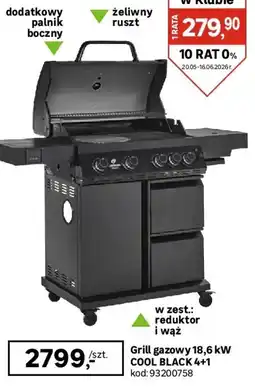 Leroy Merlin Corciano Grill gazowy 18,6 kW cool black 4+1 oferta