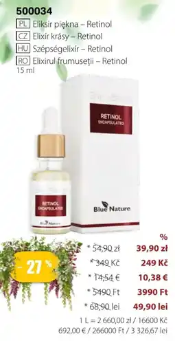 BetterStyle Blue Nature Eliksir piękna – Retinol oferta