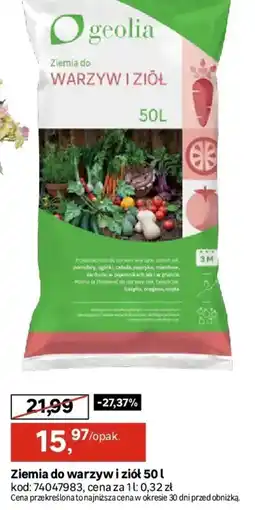 Leroy Merlin Geolia Ziemia do warzyw i ziół oferta