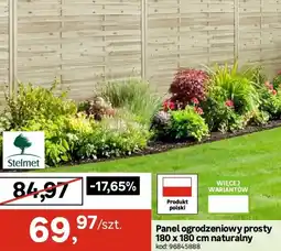 Leroy Merlin Stelmet Panel ogrodzeniowy prosty oferta