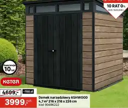 Leroy Merlin Keter Domek narzędziowy ashwood oferta