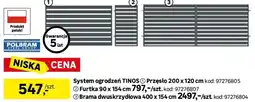 Leroy Merlin Polbram System ogrodzeń tinos oferta