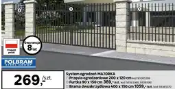 Leroy Merlin Polbram System ogrodzeń majorka oferta