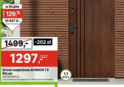 Leroy Merlin Drzwi wejściowe avinion 72 oferta
