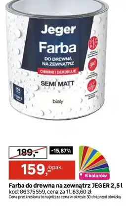 Leroy Merlin Jeger Farba do drewna na zewnątrz oferta