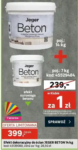 Leroy Merlin Jeger Beton efekt dekoracyjny do ścian oferta