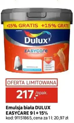 Leroy Merlin Dulux Emulsja biała EasyCare oferta