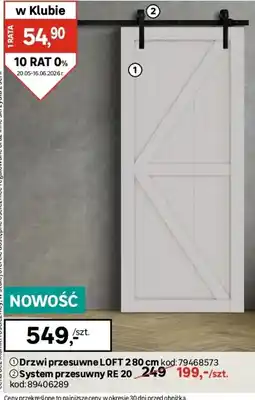 Leroy Merlin Drzwi przesuwne loft 2 oferta