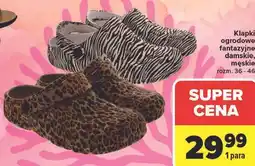 Carrefour Klapki ogrodowe fantazyjne damskie, męskie oferta