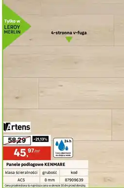 Leroy Merlin Artens Panele podłogowe kenmare oferta