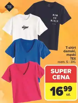 Carrefour T-shirt damski, męski TEX oferta