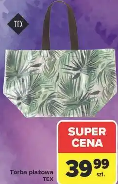 Carrefour Torba plażowa TEX oferta