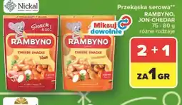 Carrefour Nickal Rambyno, Jon-Chedar Przekąska serowa oferta