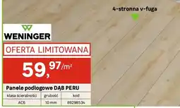 Leroy Merlin Weninger Panele podłogowe dąb peru oferta