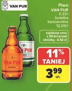 Carrefour Piwo VAN PUR oferta