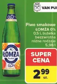 Carrefour Piwo smakowe ŁOMŻA 0% oferta
