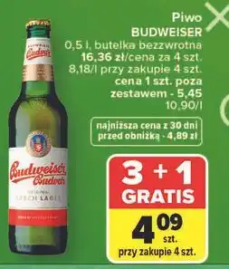 Carrefour Piwo BUDWEISER oferta